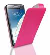 Samsung Galaxy Note 2 N7100 τύπου Δερμάτινη Θήκη flip Ροζ σκούρο (OEM)
